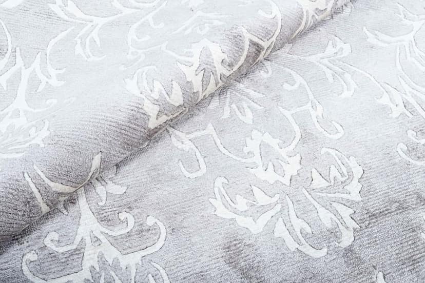 Neu Looms Bond Area Rug – Elegant Damask Pattern in Baby Blue & Ivory (Size 5x8, Cream-Sky) view 2