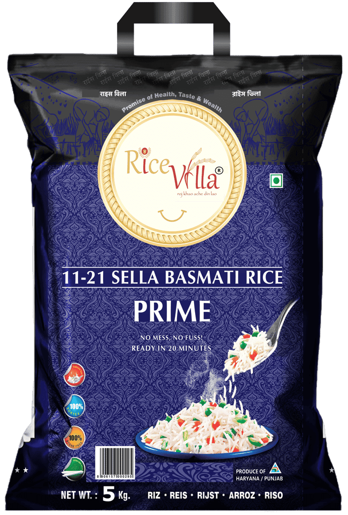 Rice Villa| Prime| 5 kg| 1121 Sella| Basmati Rice