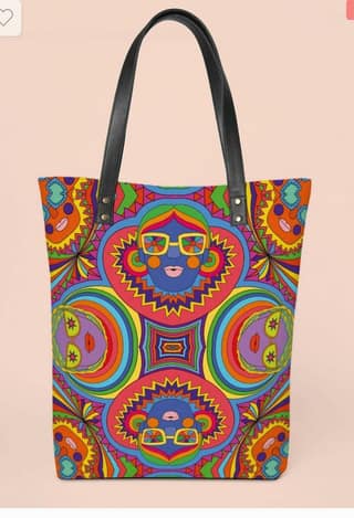 Lychee bags Printed Canvas Tote Bag
