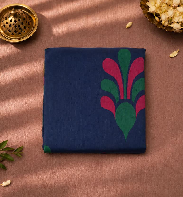 Handloom Chanderi Silk By Cotton Saree