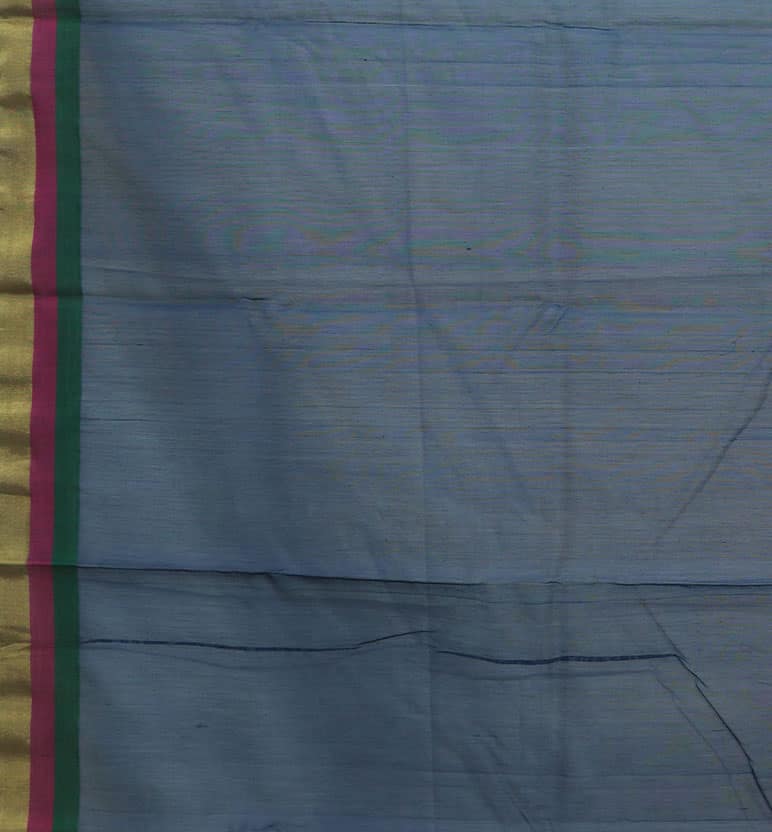 Handloom Chanderi Silk By Cotton Saree view 4