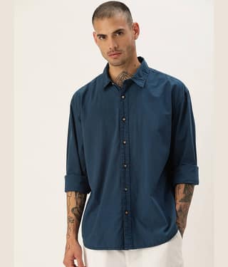 Bene Kleed Men Regular Fit Pure Cotton Casual Shirt