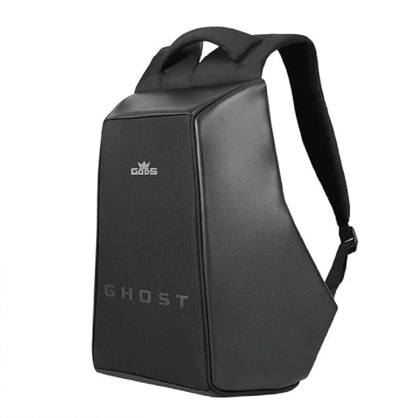 GODS Ghost Premium Smooth Anti Theft 15.6 inch Polyester Laptop Tech Backpack(25 Ltrs, Black)