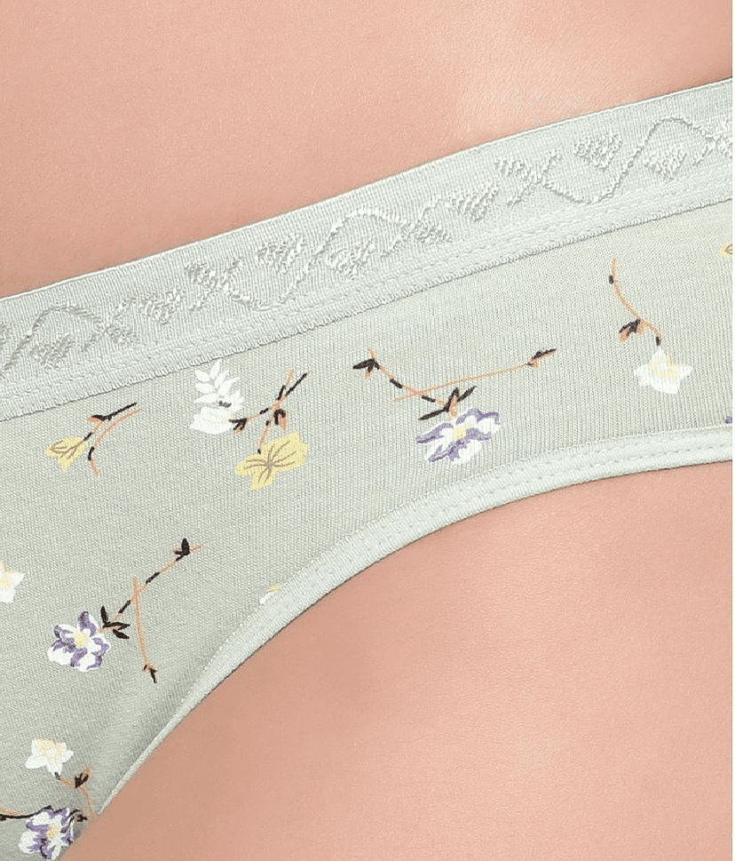 Bruchi Club Pack of 3 Cotton Printed Women's Hipster ( Multi Color ) Hipster Panty view 2