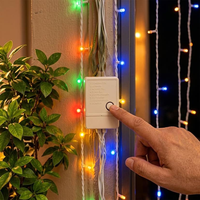 Multicolor LED String Light Series with 8 Lighting Modes (12 Mtr Approx) view 2