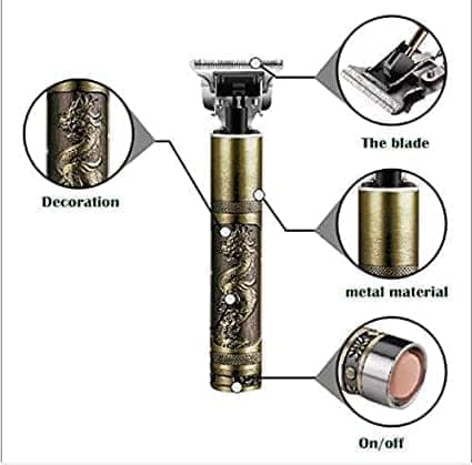Vaibhavi Hair Trimmer For Men Buddha Style Trimmer, Hair Clipper, Adjustable Blade Clipper, Hair Trimmer and Shaver,Retro Oil Head Close Cut Precise hair Trimming Machine (HAIR TRIMMER), Multicolor view 3