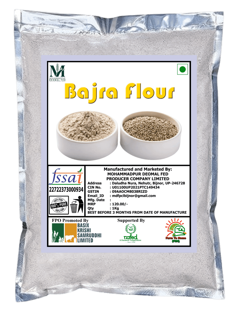 Bajra Flour -1 Kg (pack of 5)