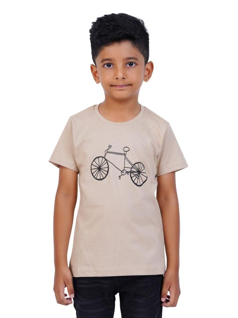 AIR GARB Boys Round Neck Printed Cotton T-shirt for 4-5 Years - Pack of 3 (K45-CB-TBL-SG) Multicolour view 2