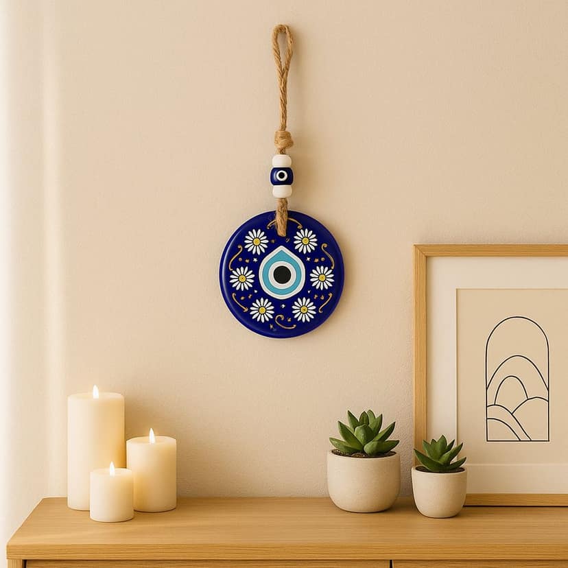 Evil Eye Wall Hanging – Positive Energy & Protection Charm view 2