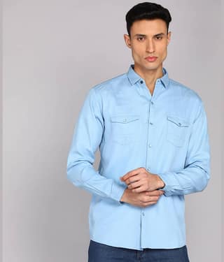 Kuons Avenue - Mustard 100% Cotton Regular Fit Men's Casual Shirt ( Pack of 1 )