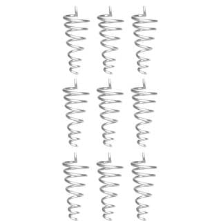 Sambhaav Stainless Steel Anti-Clockwise Spring for Positive Energy Flow (Pack Of 9)