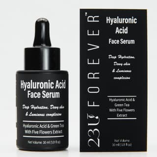 23U FOREVER Hyaluronic Acid Face Serum with Five Flower Extract | Deep Hydration & Skin Plumping | Lightweight Moisturizing Serum for Glowing, Sensitive Skin | For All Skin Types | 30 ml