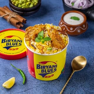 Chicken Dum Biryani Boneless Bowl + Raita