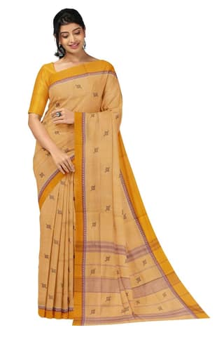 APCO Handloom (A Andhra Pradesh Govt Emporium)- Women's Traditional Pure Handloom Rajahmundry/Angara Cotton Saree | ACS0018
