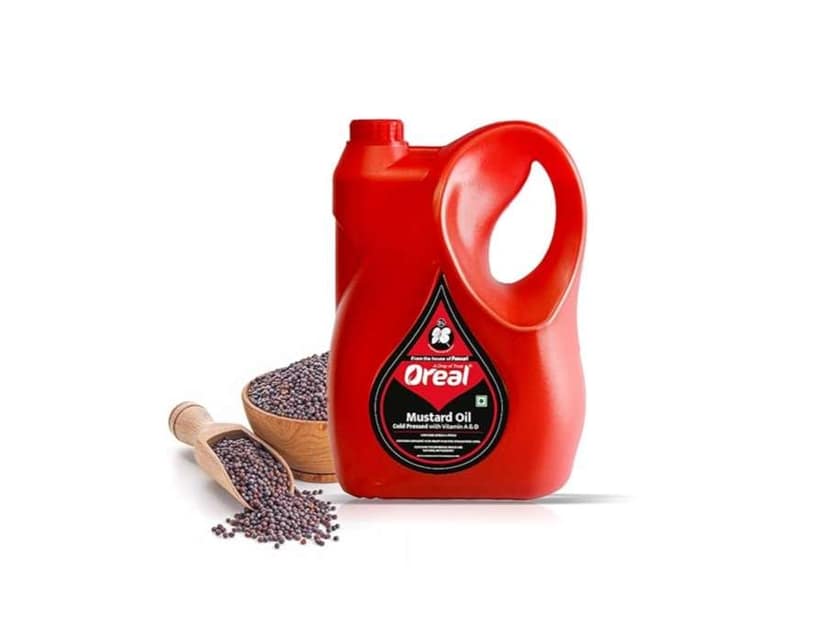 Oreal Mustard Oil 5 Litre- (TIN/HDPE)