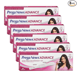 Mankind Prega News Advance HCG Home Pregnancy Test Midstream Urine Test Kit One Step Pregnancy Test Easy to Use Accurate Result in Just 3 Minutes x Pack of 1 (6)