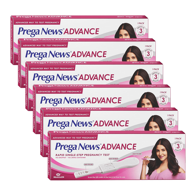 Mankind Prega News Advance HCG Home Pregnancy Test Midstream Urine Test Kit One Step Pregnancy Test Easy to Use Accurate Result in Just 3 Minutes x Pack of 1 (6) view 2