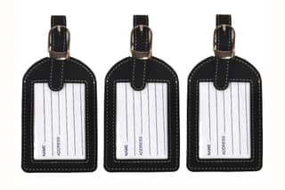 Sukeshcraft Luggage Tags Suitcase Tag Travel Bag Labels (Baby Touch Black)