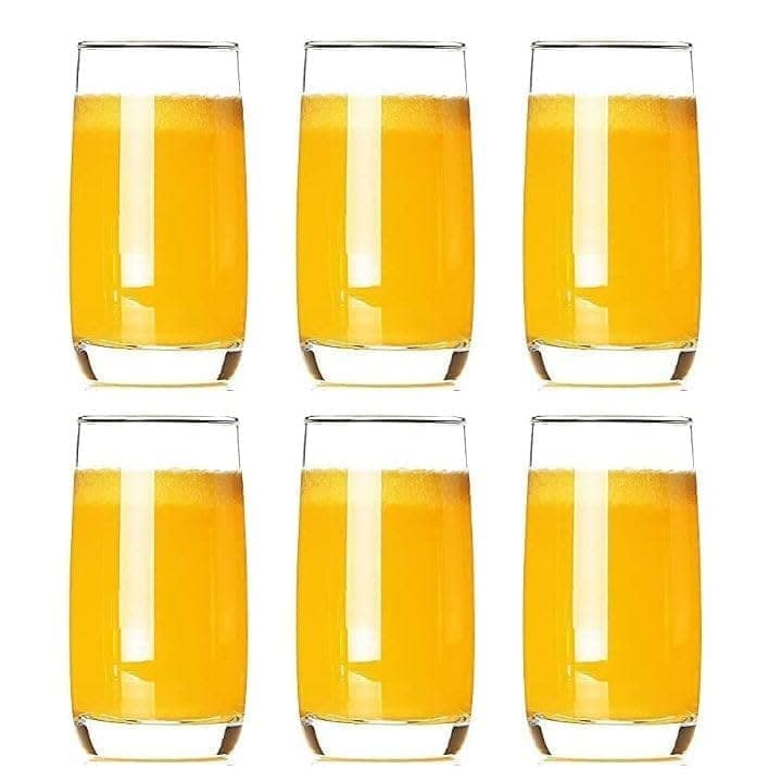 Steamless Plaza Clear Glass | 280 ML | Elegant Drinking Glass for Water, Wine, Juice, Beer, Cocktails and Mixed Drinks |
