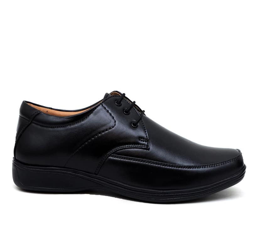 WUGO::Latest Stylish Men Formal Shoes|Black Derby Shoes|Office Shoes For Men's & Boys (Free Home Delivery) view 3
