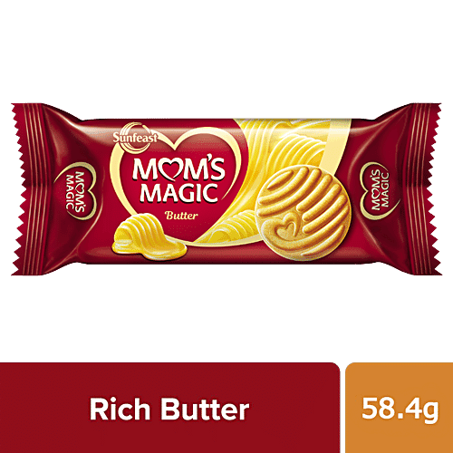 Sunfeast Mom's Magic - Rich Butter Cookies, 58.4 g