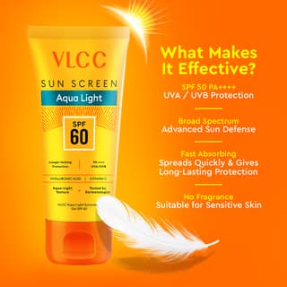 VLCC Aqua Light Sunscreen Gel SPF 60 PA++++ - 30 g