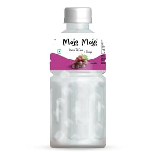 Mojo Mojo Grape Juice With Nata De Coco, 300 ml - Pack of 6