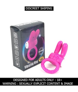 Vibrating Rabbit Cock Ring For Bigger, Harder & Longer