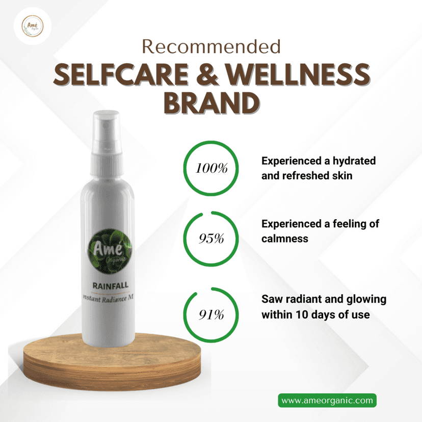Ame Organic™ | RAINFALL | Instant Skin Radiance | 100ml view 2
