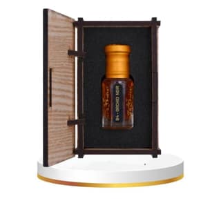 alnaqi fragrances Orchid Noir 6ml - Intense Dark Floral Attar for Men, Alcohol Free Noir-Perfume-Oil, Long Lasting Earthy-Spicy-Scent, Premium Executive-Ittar