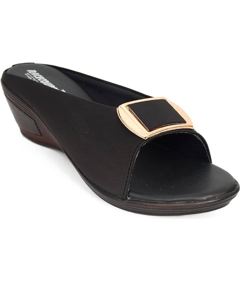 Racecourse - Black Women's Slip On Heels