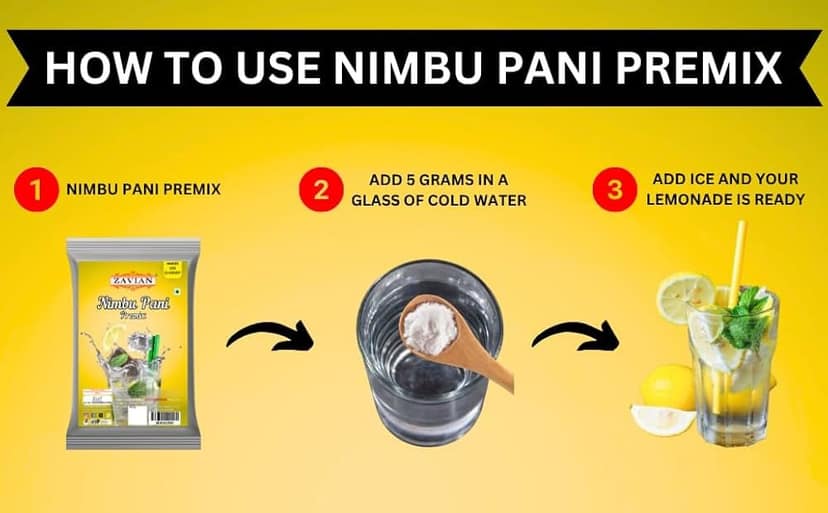 ZAVIAN Nimbu Pani Premix - 500g view 2