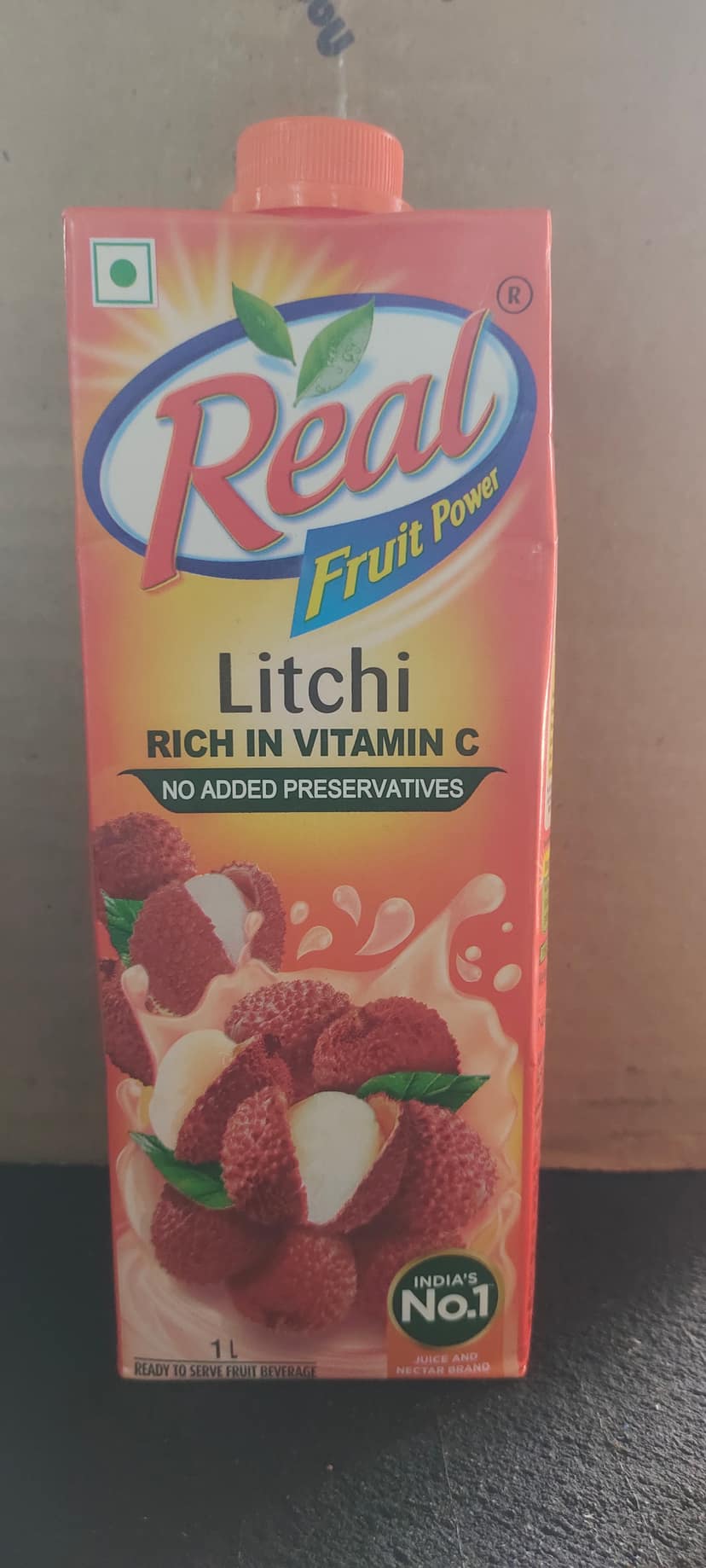 Dabur Real Fruit Power Litchi Juice, 1lt