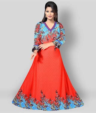 PURSA - Multicolor Polyester Women's Nightwear Nighty & Night Gowns ( Pack of 1 )