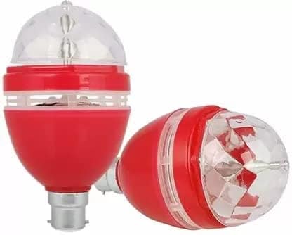 Elecsera 360 Degree LED Bulb Disco Light, LED Light, LED Disco Light for Party Set of 2 Single Disco Ball (Ball Diameter: 2.5 cm)