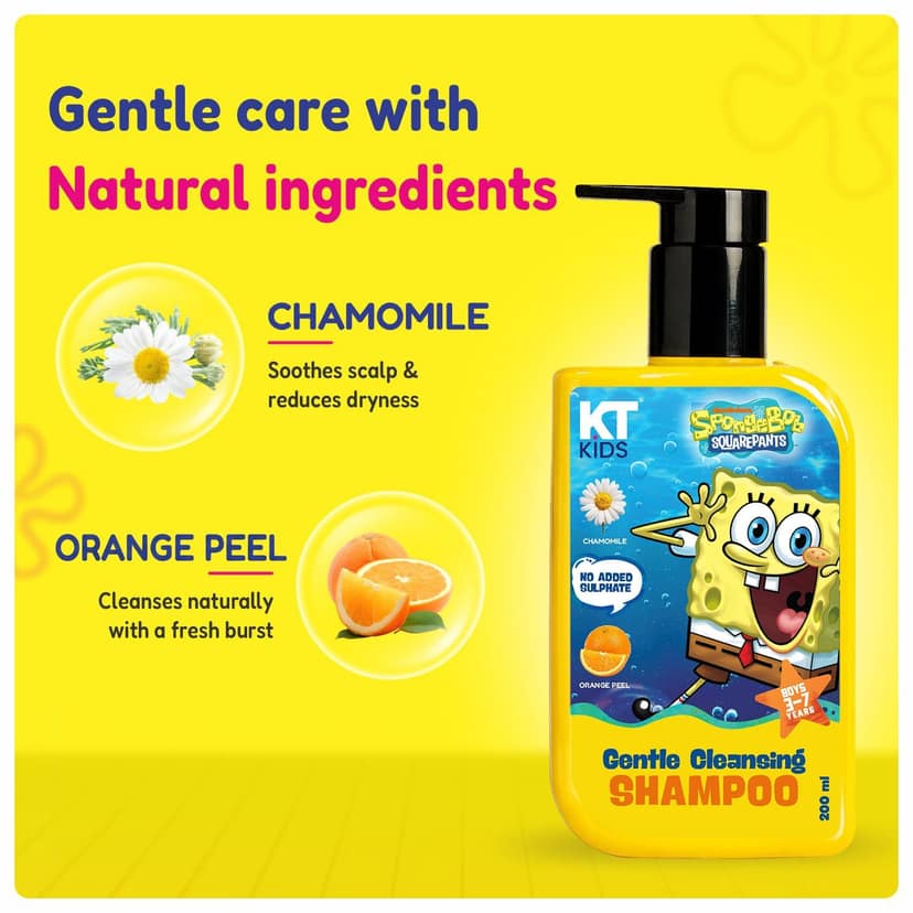 KT Kids Gentle Cleansing Shampoo for Boys, 3–7 Years – 200ml view 4