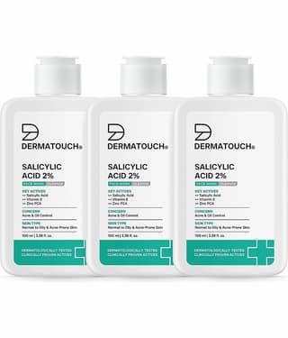 Dermatouch - Acne or Blemishes Removal Face Wash For All Skin Type ( Pack of 3 )