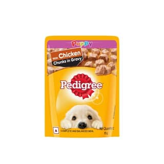 Pedigree Puppy & Chunks In Gravy 70 Gms