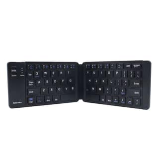 Portronics Chicklet Foldable QWERTY Keyboard, Mini Pocket Sized, Rechargeable, Bluetooth Wireless, One Touch Connect Button, for iOS, Android and Windows Tabs, Smartphones