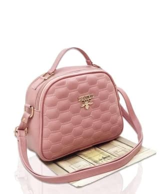 Magnifique Stylish Sling Bag for Women - Peach (ISR_SB1)