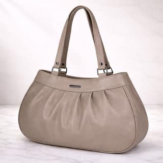 Elegant Women’s Pleated Handbag with Dual Shoulder Straps | Daily Use Stylish Purse