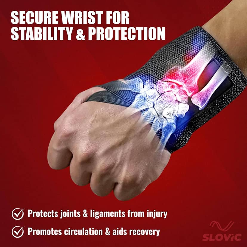 Slovic Premium Wrist Support - Black view 2