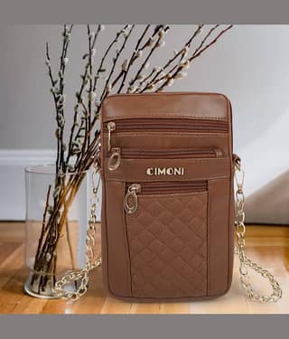 CIMONI Sling Bag Pure Leather Set of 1 ( Red )
