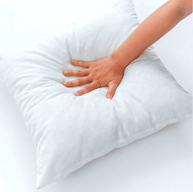 EASTTARDOMM Polyester Fibre Solid Cushion Pack of 1 | White | Size – 16 x 16 Inches |
