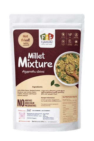 Millet Mixture – Ready-to-Eat Savory Snack with Ancient Grains
