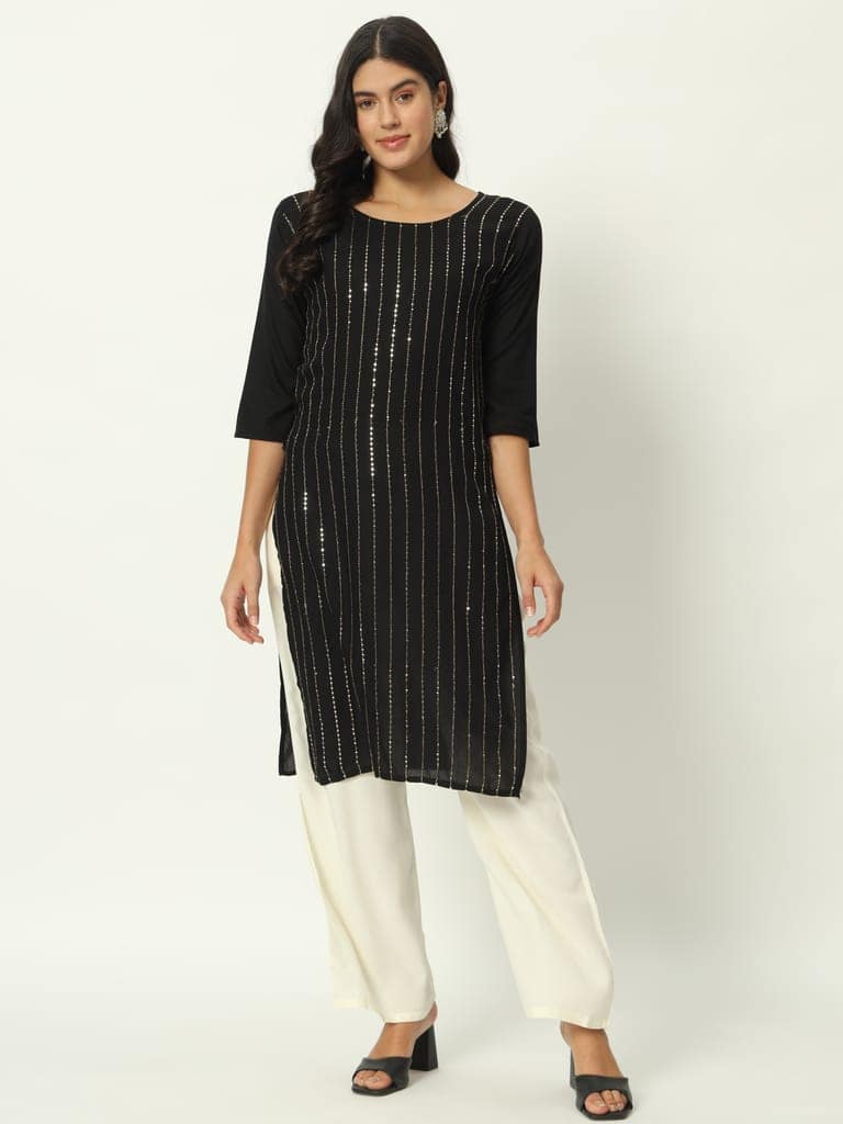 Soft Colors Regular Fit Pocket Palazzo (Cream) view 4