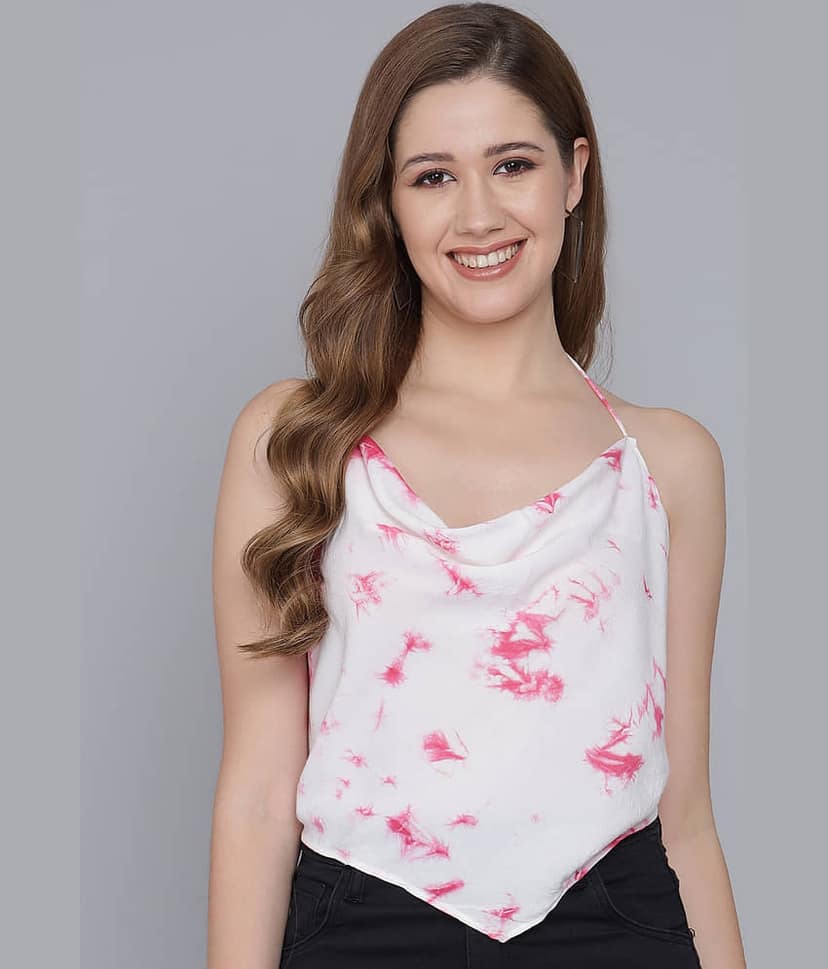 Flamboyant Women's Viscose Rayon Backless ( Pink )