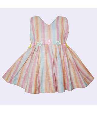 harshvardhanmart.com Cotton A-line Dress For Girls ( Pack of 1 , Multi )