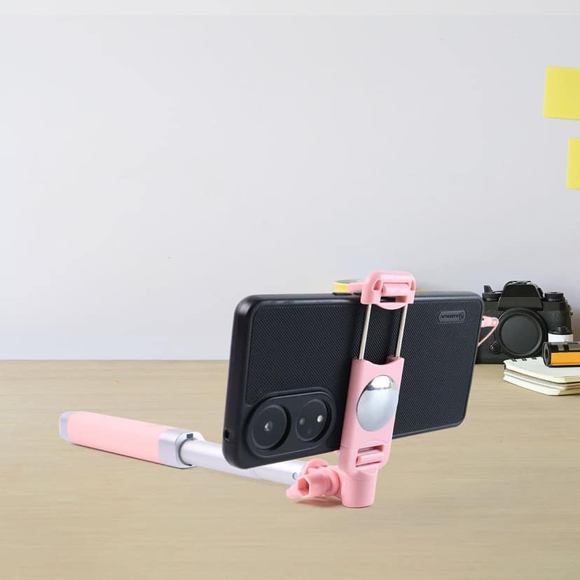 Wired Selfie Stick with Rearview Mirror & Built-In Shutter Button (1 Pc) view 8