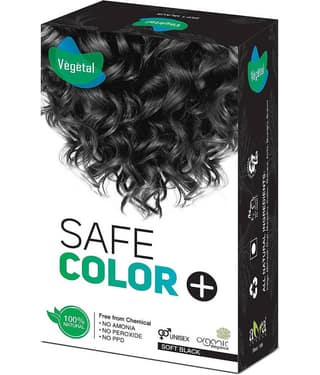 Vegetal Natural Semi Permanent Hair Color 50 g Black